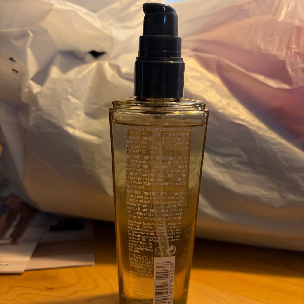 Goldwell Kerasilk Control Rich Protective Oil 75ml 2.5oz Frizz Smooth Shine - Picture 5 of 9